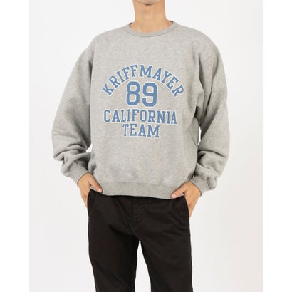 クリフ メイヤー KRIFF MAYER ロゴスウェットクルー （GRAY）
