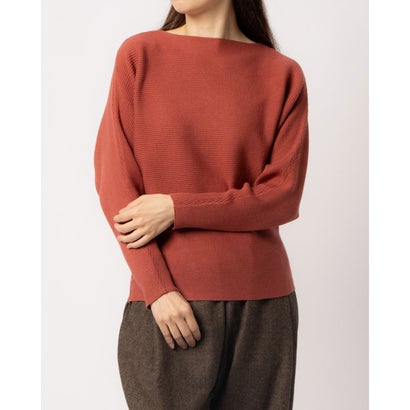 エー・エヌ・エル A.N.L ボートネックドルマンニット （レンガ）