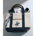 ビバリーヒルズポロクラブ BEVERLY HILLS POLO CLUB 【BEVERLY HILLS POLO CLUB】ポロキャンバストートXS BH1006N (ホワイト系2)