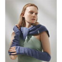 エレガンセーゼ elegancese 【elegancese / エレガンセーゼ】diamond knit ニットスカーフ ピュアカシミヤ 100% (ブルー)
