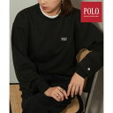 ポロ ビーシーエス POLO BCS ◎SETUP7別注商品 トップス スウェット 長袖 トレーナー ロゴ ワンポイント 無地 ユニセックス 裏起毛 (ブラック...