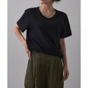 【SETUP7】heart point basic Tーshirt ハート Tシャツ 半袖 無地 コットン100% 刺繍 ワンポイント (ブラック)