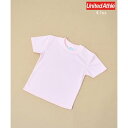 ユナイテッドアスレ United Athle 【UNITED ATHLE / ユナイテッドアスレ】4.1オンス ドライアスレチック Tシャツ キッズ カラバリ 半袖 子供服 親子 洗濯 無地 5900 (ベビーピンク)