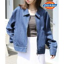 ディッキーズ Dickies 【Dickies / ディッキーズ】アウター ジャケット ブルゾン フルジップ ワイドシルエット 長袖 カジュアル ポケット 3187ー6310 (ネイビー)