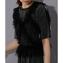 MAISON BREEZE reveur / Tulle frill bustier チュールビスチェ フリル ビスチェ シアートップス ティアード レイヤード...
