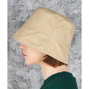 【VARZAR / バザール】バケットハット バケハ 帽子 コットン100% 紫外線対策 韓国 深め STUD DROP OVER FIT BUCKET HAT (ベージュ)