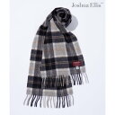 ジョシュアエリス Joshua Ellis マフラー ストール 無地 チェック カシミヤ 軽量 ユニセックス プレゼント ギフト カシミヤ100% (グレー系そ...
