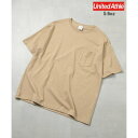 ユナイテッドアスレ United Athle 【UNITED ATHLE】5.6オンス ビッグシルエット ポケット Tシャツ 半袖 無地T 5008 (ベージュ)(4)