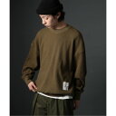 HEAVY OZ MOCK NECK WAFFLE SWEATER ヘビーオンス モックネック ワッフル スウェット 長袖 【MAISON CLUB】