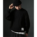 HEAVY OZ MOCK NECK WAFFLE SWEATER ヘビーオンス モックネック ワッフル スウェット 長袖 【MAISON CLUB】