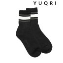 ユクリ YUQRI puff pile short crew 抗菌防臭 消臭 制菌 靴下 ソックス ギフト プレゼント 贈り物 (ホワイト系その他5)