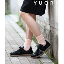 ユクリ YUQRI puff pile short crew 抗菌防臭 消臭 制菌 靴下 ソックス ギフト プレゼント 贈り物 (ピンク)