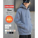 ユナイテッドアスレ United Athle 12oz トップス プルオーバー スウェット フーディー 長袖 パーカー 裏起毛 無地 5763 (ブルー)