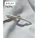 ゴールディ GOLDY トゥイッグライン メタル バレッタ シルバー ゴールド ヘアライン 結婚式 ヘアアクセサリー ヘアクリップ / 6211103 (シルバ...
