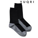ユクリ YUQRI 【YUQRI / ユクリ】attach broad rib 抗菌防臭 消臭 制菌 靴下 ソックス ギフト プレゼント 贈り物 (ブラックその他2)