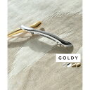 ゴールディ GOLDY フローイングライン バレッタ シルバー ゴールド ヘアライン 結婚式 ヘアアクセサリー ヘアクリップ / 6220203 (シルバー)
