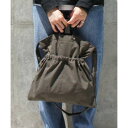 タイドウェイ TIDEWAY 【TIDEWAY / タイドウェイ】TUSSRE 2WAY TOTE S 巾着 ショルダーバッグ 2WAY 撥水 トートバッグ ナイロン (ブラウン)