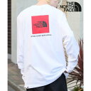 ザ・ノース・フェイス THE NORTH FACE / REDBOX L/S TEE NF0A493L ロンT 長袖 プリントT バックプリント ワンポイント (ホワイト)