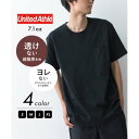 ユナイテッドアスレ United Athle 【UNITED ATHLE / ユナイテッド アスレ】7.1オンス トップス Tシャツ 半袖 無地 コットン100% スーパーヘビーウェイト 4253 (ブラック)