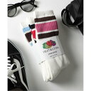 フルーツオブザルーム FRUIT OF THE LOOM 3足セット ロングソックス クルー丈 靴下 ラインソックス 16156800/16156600 (その他5)
