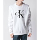 カルバン クライン Calvin Klein 【Calvin Klein / カルバンクライン】トップス トレーナー スウェット ロゴ 長袖 クルーネック ミデ...