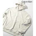 カルバン クライン Calvin Klein フーディパーカー プルパーカー ロゴ フーディー カンガルーポケット 長袖 刺繍 無地 40HM231 (ホワイト...