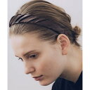 【IRIS47 / イリスフォーセブン】etude head band/black/brown / ヘッドバンド カチューシャ (ブラウン)