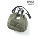 フレドリックパッカーズ FREDRIK PACKERS FREDRIK PACKERS / フレドリックパッカーズ 70D BLOOM SHOULDER QUILTING キルティング トートバッグ ショルダーバッグ (オリーブ)
