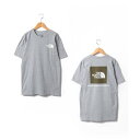 ザ・ノース・フェイス THE NORTH FACE 【THE NORTH FACE / ザ・ノースフェイス】BOX NSE TEE NF0A4763 ボックスロゴ Tシャツ 半袖 カットソー プリントT (グレー1)