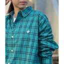 ビバリーヒルズポロクラブ BEVERLY HILLS POLO CLUB 【BEVERLY HILLS POLO CLUB】ワンポイントロゴBIGシルエット長袖シャツ 4187ー0140 (グリーン系その他2)