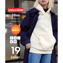 ユナイテッドアスレ United Athle 10oz T/C スウェット プルオーバー パーカー 裏起毛 長袖 推し活 フーディー 無地 男女兼用 5618 (ナチュラル)