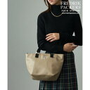 フレドリックパッカーズ FREDRIK PACKERS EC限定 FAM TOTE ECO LEATHER WIDE トートバッグ ショルダーバッグ エコレザー (ベージュ)