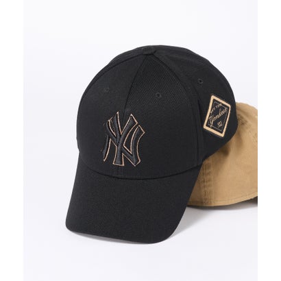 エムエルビーコリア MLB Korea 【MLB KOREA / エムエルビー】ダイヤモンドストラクチャーボールキャップ 韓国モデル ロゴキャップ (ブラック系その他4)