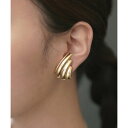 イリスフォーセブン IRIS47 feather earring BO84 イヤリング ゴールド シルバー (ゴールド)