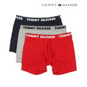 トミー ヒルフィガー TOMMY HILFIGER 【TOMMY HILFIGER / トミーヒルフィガー】ボクサーパンツ 3枚セット 09T3737 3PK ...