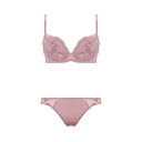 アモスタイル バイ トリンプ AMOSTYLE BY Triumph エントリーコレクション 3/4カップブラ ブラ(B~D)&ショーツセット(ロマンティック ブーケ)501 レッド【返品不可商品】 (レッド)