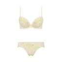 アモスタイル バイ トリンプ AMOSTYLE BY Triumph チャーミングラマー ブラ&ショーツセット フラワーフィールド 1397 ホワイト(B~D) (ホワイト)