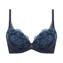 アモスタイル バイ トリンプ AMOSTYLE BY Triumph チャーミングラマー ブラジャー バレリーナズ ドリーム 1414ー2 ブルー(B~D) (ブルー)