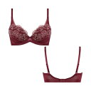 アモスタイル バイ トリンプ AMOSTYLE BY Triumph チャーミングラマー ブラジャー バレリーナズ ドリーム 1414ー2 レッド(B~D) (レッド)