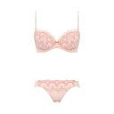 アモスタイル バイ トリンプ AMOSTYLE BY Triumph エントリーコレクション谷間くっきり ブラ&ショーツセット(カラフルデイジー)263 ピンク(B~D)【返品不可商品】 (ピンク)