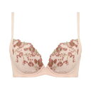 アモスタイル バイ トリンプ AMOSTYLE BY Triumph きゅっと寄せブラ フローラル レオパード1411 ピンク(BーD) (ピンク)