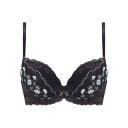 アモスタイル バイ トリンプ AMOSTYLE BY Triumph エントリーコレクション3/4カップブラ 谷間くっきり ブラ&ショーツセット(テンダーフラワー) 278 グレー(BーD)【返品不可商品】 (グレー)