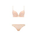 アモスタイル バイ トリンプ AMOSTYLE BY Triumph エントリーコレクション ブラ&ショーツセット フローティングフラワー 507 オレンジ(E)【返品不可商品】 (オレンジ)