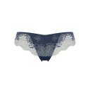 アモスタイル バイ トリンプ AMOSTYLE BY Triumph タンガ グレイスフルシャイン1375 ミッドナイトブルー【返品不可商品】 (ミッドナイトブルー)