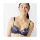 アモスタイル バイ トリンプ AMOSTYLE BY Triumph チャーミングラマースリムライン ブラジャー ブルーミングブーケ 1457 ブルー(BーD) (ブルー)