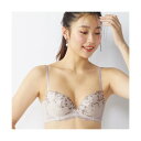 アモスタイル バイ トリンプ AMOSTYLE BY Triumph チャーミングラマースリムライン ブラジャー ブルーミングブーケ 1457 ホワイト(BーD) (ホワイト)