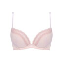 アモスタイル バイ トリンプ AMOSTYLE BY Triumph エントリーコレクション 寄せブラ ブラ&ショーツセット クワイエットフリル 510 パープル系(BーD)【返品不可商品】 (パープル系)