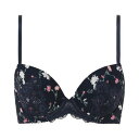 アモスタイル バイ トリンプ AMOSTYLE BY Triumph エントリーコレクション谷間くっきりブラ&ショーツセット フライングフラワー259 ブルー(...