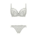 アモスタイル バイ トリンプ AMOSTYLE BY Triumph ステッチ チャーミングラマー1184 ブラ(F,Gカップ)&ショーツセット ウィスタリア【返品不可商品】 (ウィスタリア)(4)