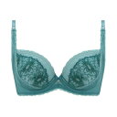 アモスタイル バイ トリンプ AMOSTYLE BY Triumph チャーミングラマースリムライン エアリー ブラジャー パールティアーズ 1391 グリーン(E~G) (グリーン)